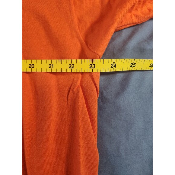 Halloween‎ T-Shirt Adult XL Orange Fruit Of The Loom Pumpkin Face Single Stitch - Picture 6 of 8